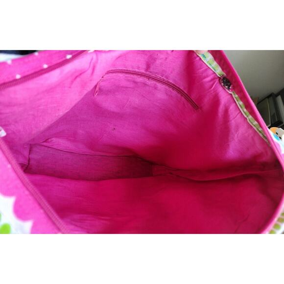 TOTE-NEWPORT NEWS-Bright Colors-Sequins-Beads-Beach-Carry On - Picture 5 of 16